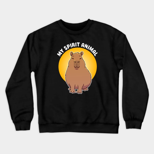 My spirit animal Capybara Crewneck Sweatshirt by capydays